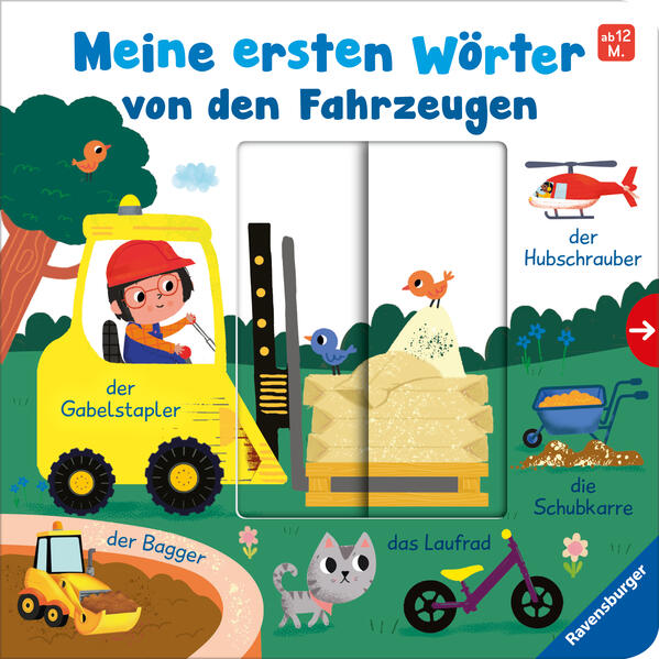 Image of Meine ersten Wörter von den Fahrzeugen - Sprechen lernen mit großen Schiebern und Sachwissen für Kinder ab 12 Monaten