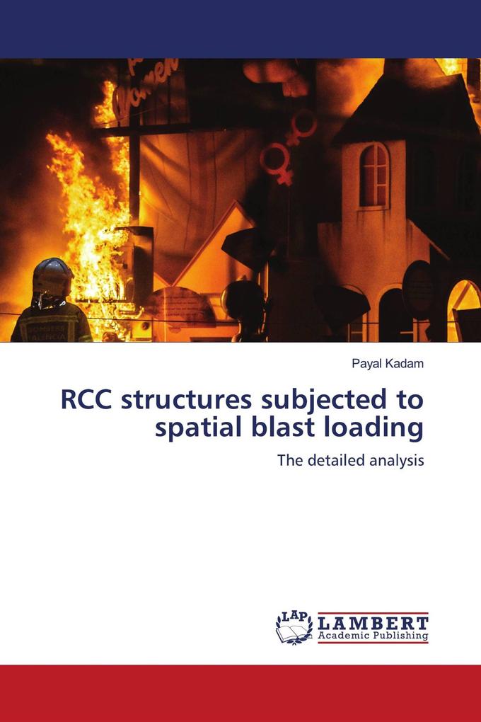 RCC structures subjected to spatial blast loading