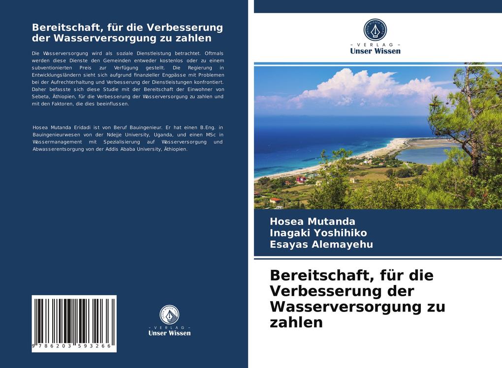 Bereitschaft für die Verbesserung der Wasserversorgung zu zahlen