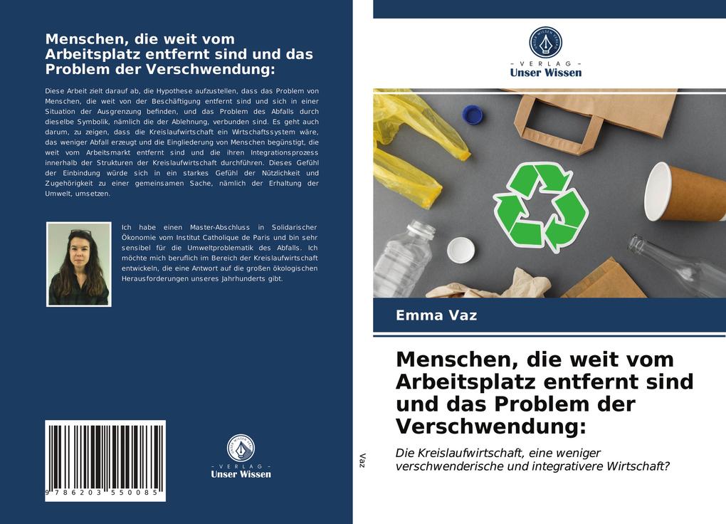 Menschen die weit vom Arbeitsplatz entfernt sind und das Problem der Verschwendung: