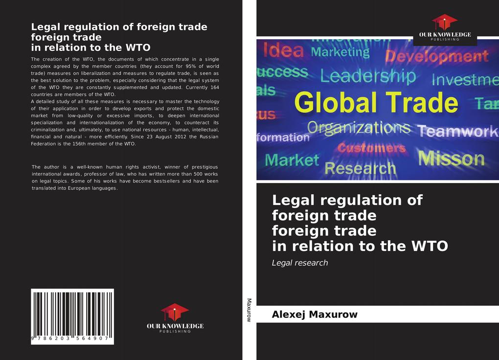 Legal regulation of foreign trade foreign trade in relation to the WTO