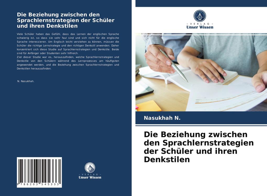Die Beziehung zwischen den Sprachlernstrategien der Schüler und ihren Denkstilen
