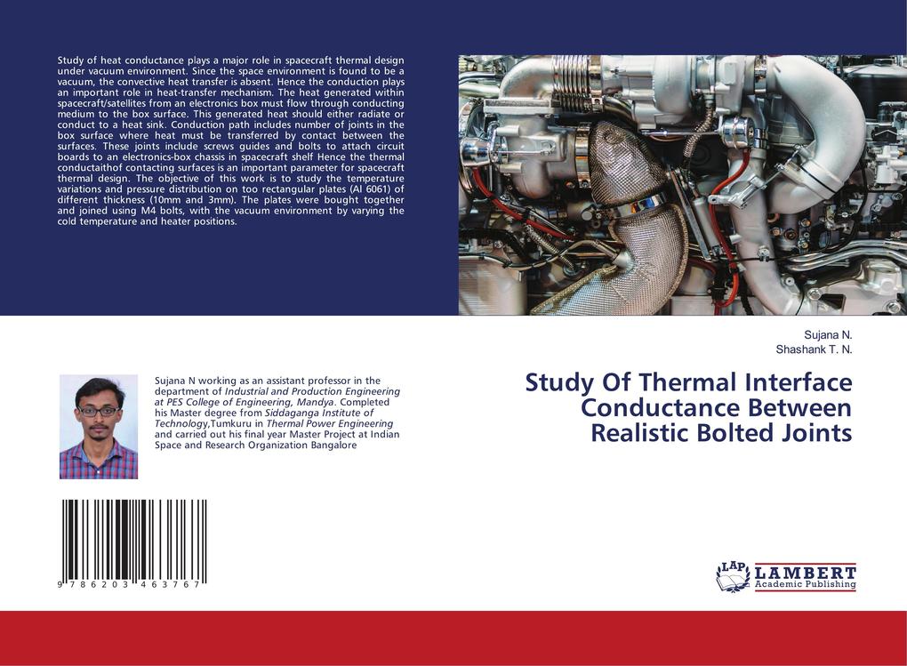 Study Of Thermal Interface Conductance Between Realistic Bolted Joints