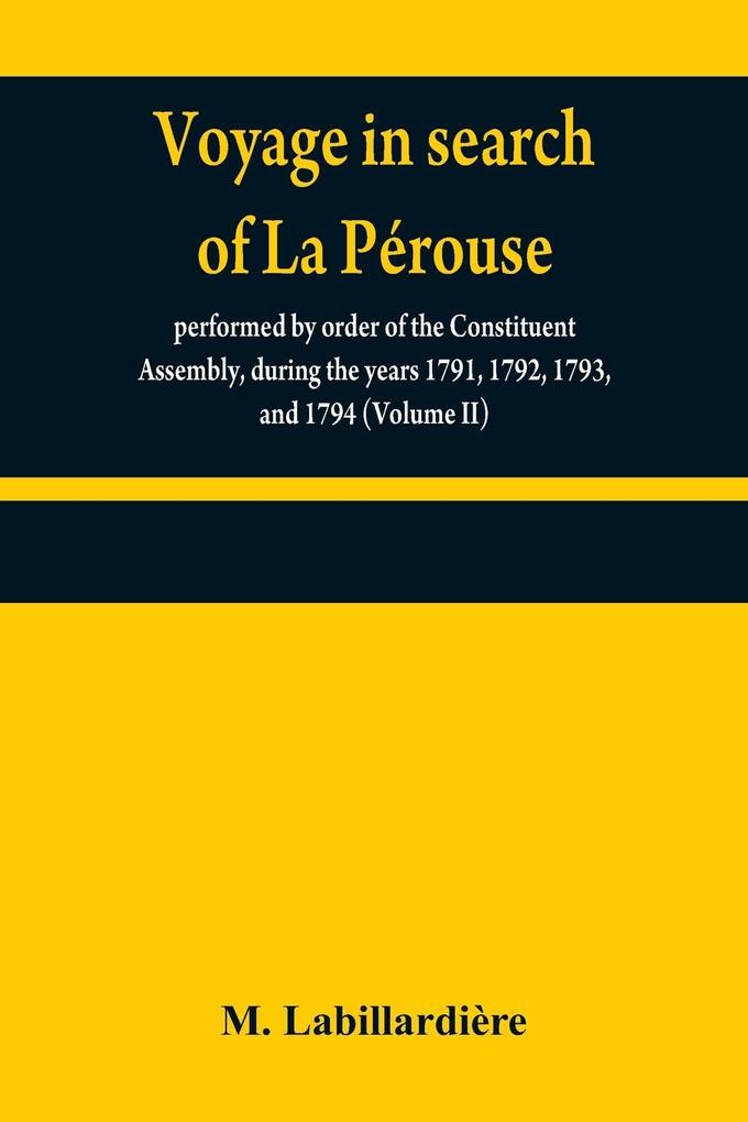 Voyage in search of La Pérouse