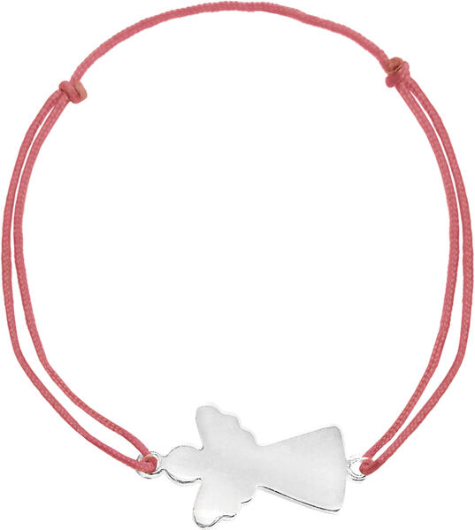 Image of Armband - Armband mit Schutzengelanhänger (versilbert)