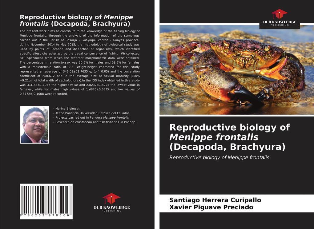 Reproductive biology of Menippe frontalis (Decapoda Brachyura)