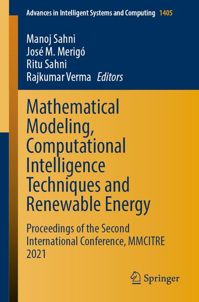 Mathematical Modeling Computational Intelligence Techniques and Renewable Energy