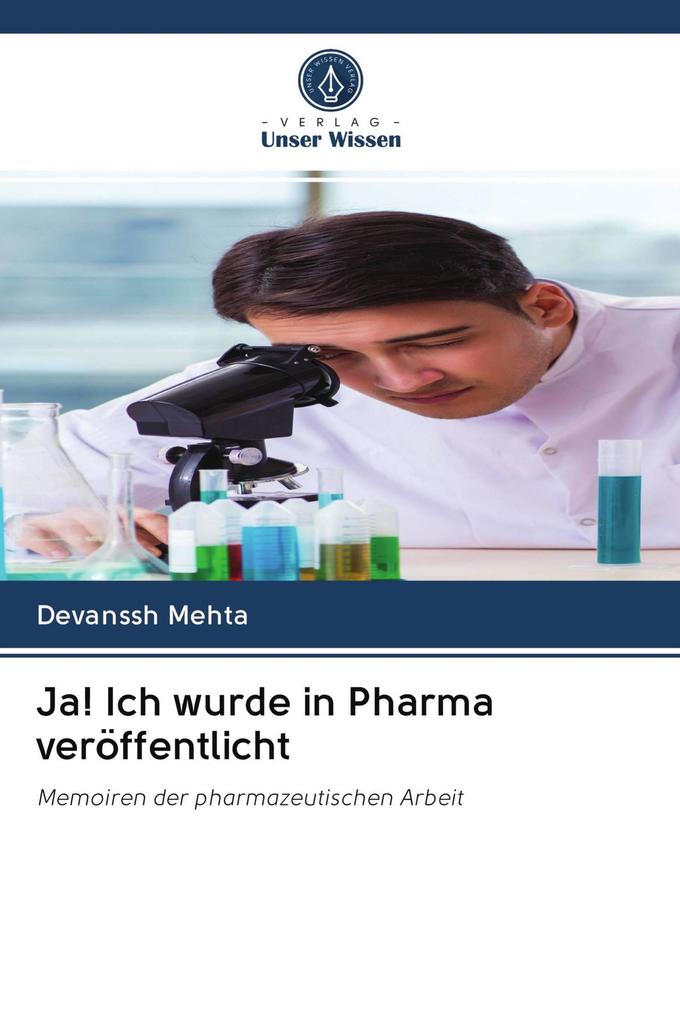 Ja! Ich wurde in Pharma veröffentlicht