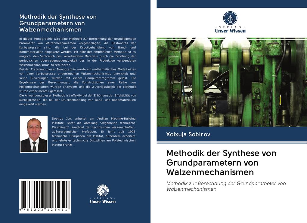 Methodik der Synthese von Grundparametern von Walzenmechanismen