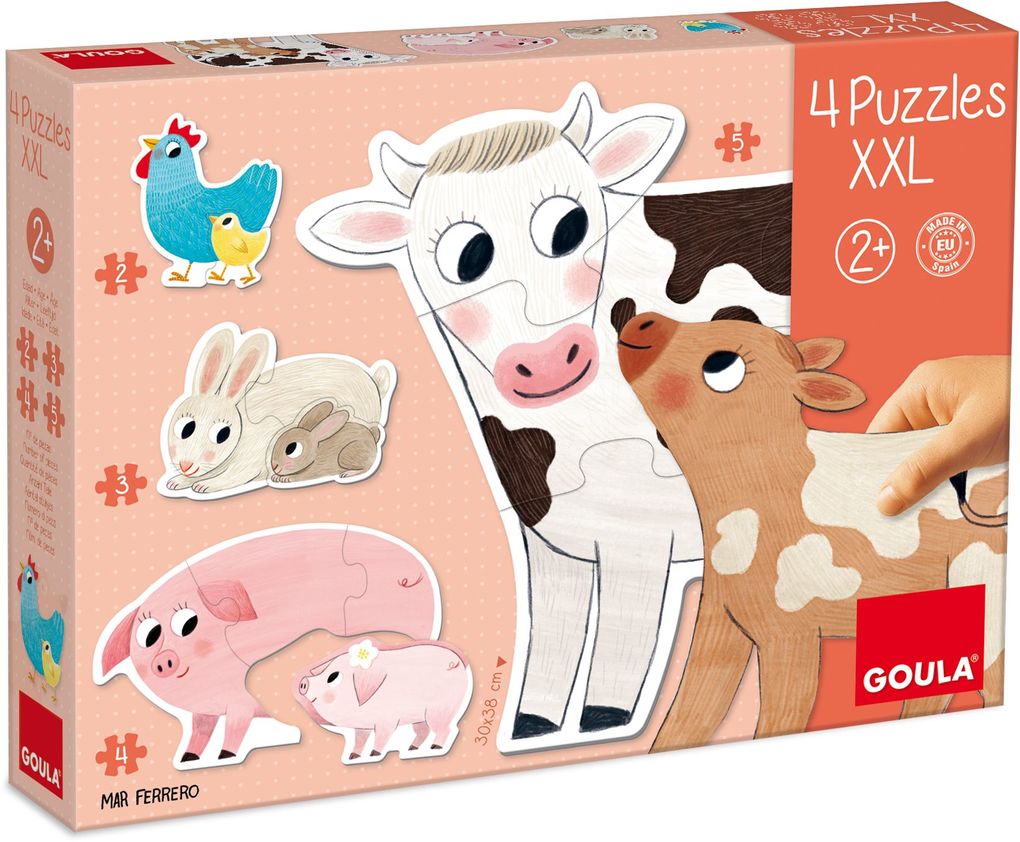 GOULA - XXL-Puzzle Tiermütter und ihre Babys