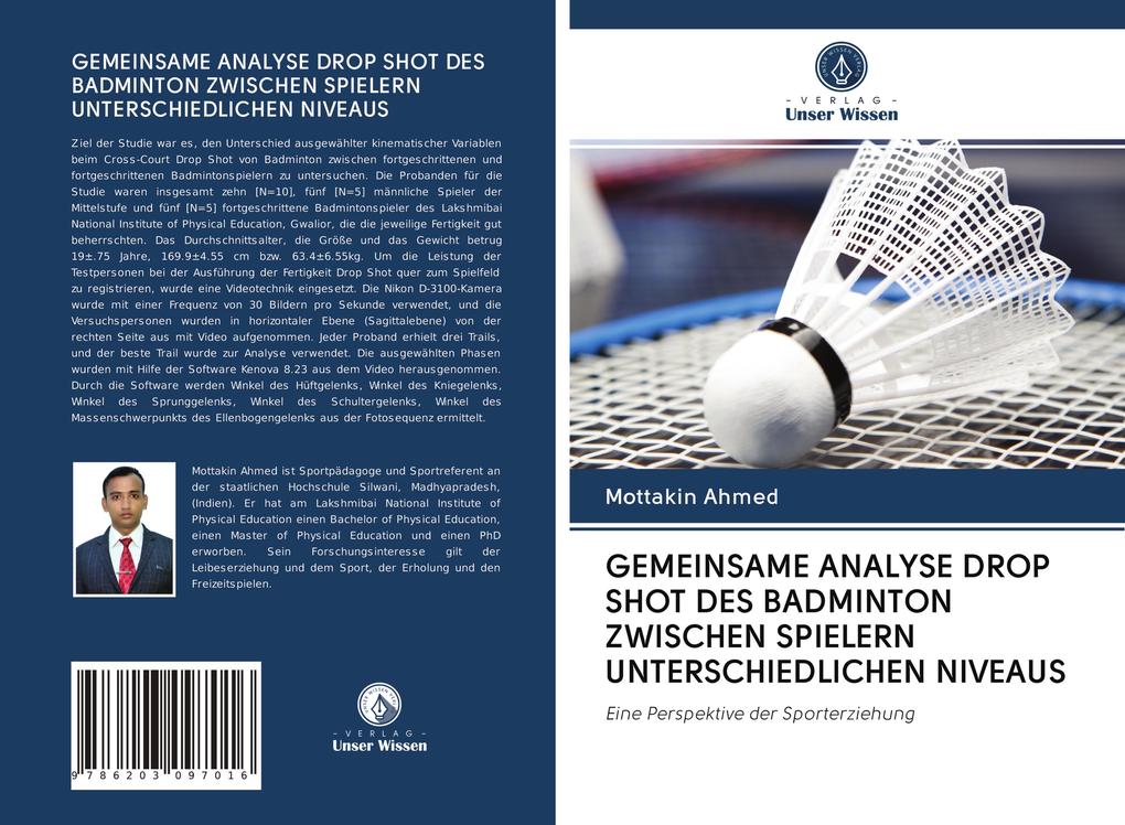 GEMEINSAME ANALYSE DROP SHOT DES BADMINTON ZWISCHEN SPIELERN UNTERSCHIEDLICHEN NIVEAUS