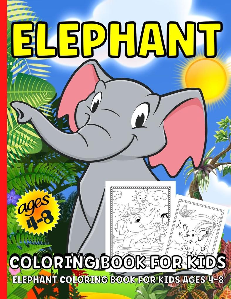 Image of Elephant Coloring Book