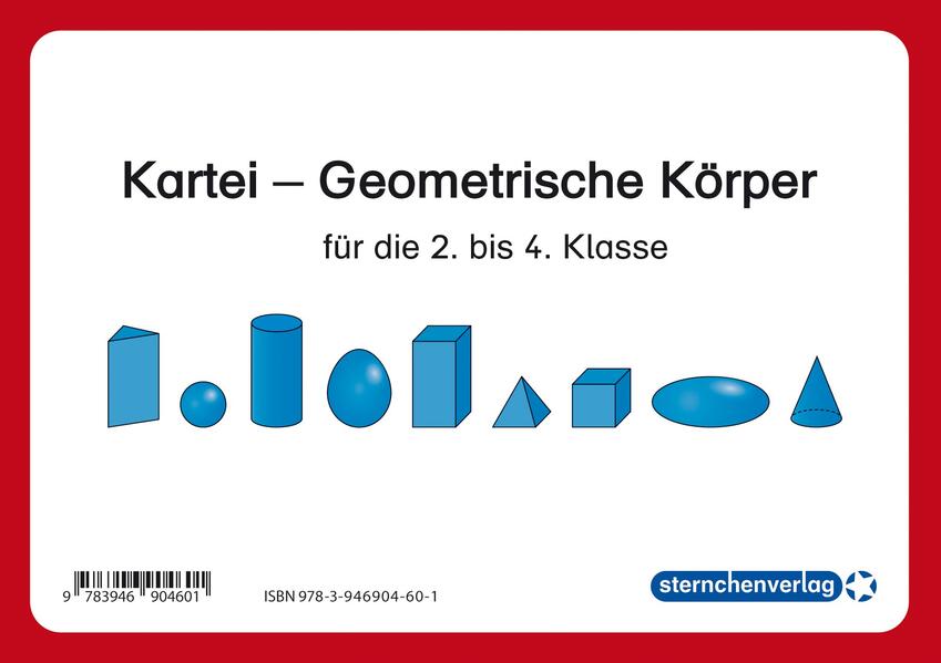 Kartei - Geometrische Körper für die 2. bis 4. Klasse