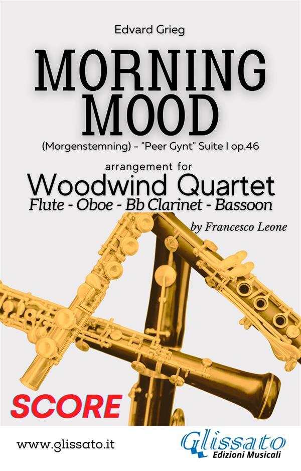Woodwind Quartet: Morning Mood by Grieg (score)