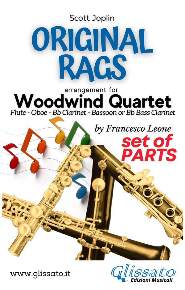 Woodwind Quartet sheet music: Original Rags (parts)