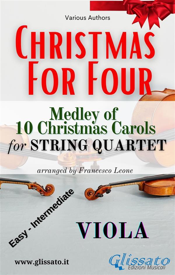 Viola part - String Quartet Medley Christmas for four