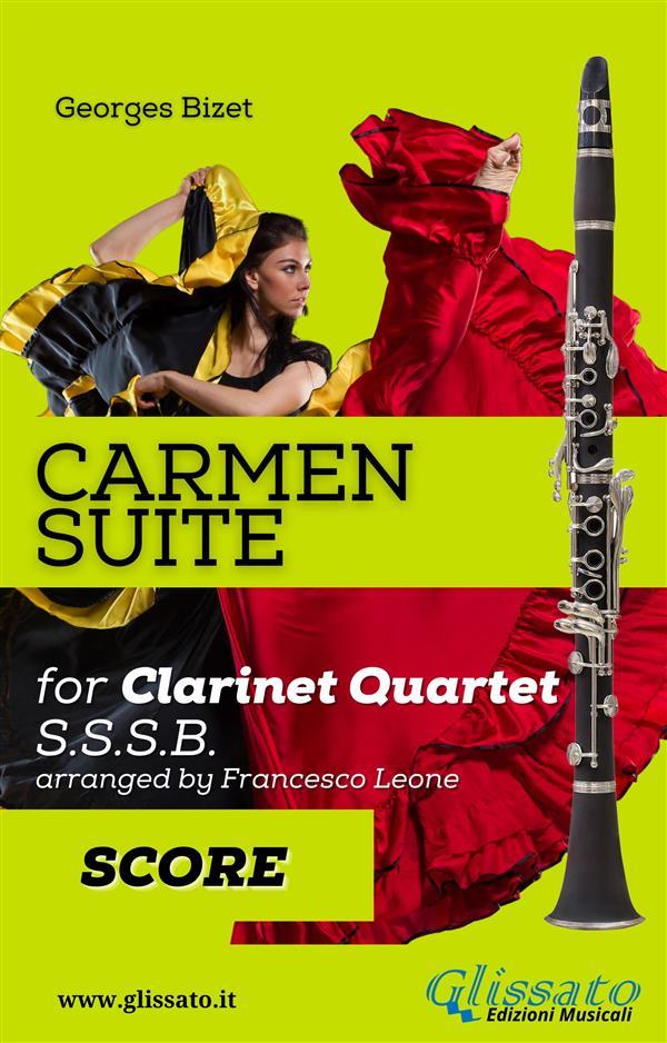 Carmen Suite for Clarinet Quartet (score)