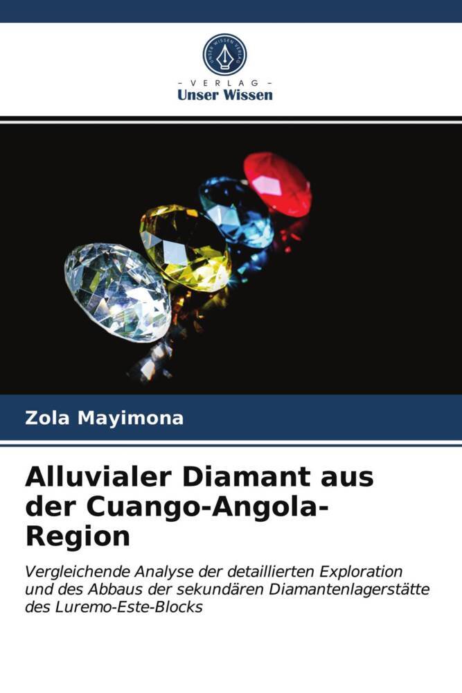 Alluvialer Diamant aus der Cuango-Angola-Region