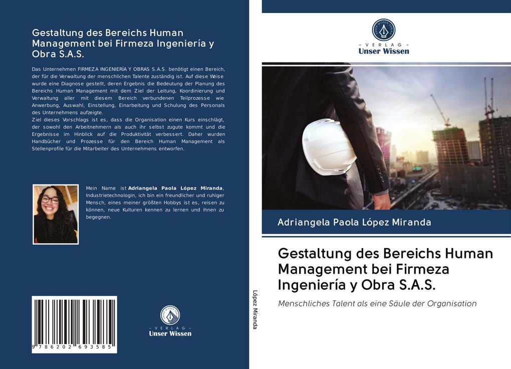 Gestaltung des Bereichs Human Management bei Firmeza Ingeniería y Obra S.A.S.