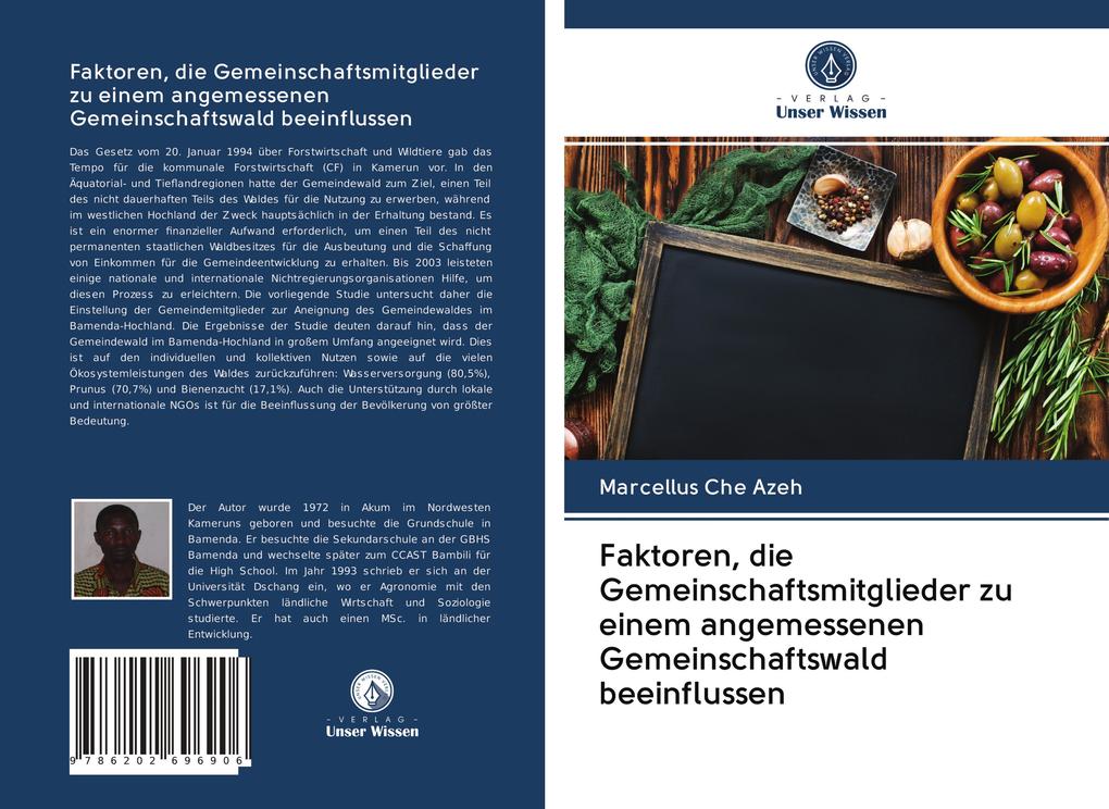 Faktoren die Gemeinschaftsmitglieder zu einem angemessenen Gemeinschaftswald beeinflussen
