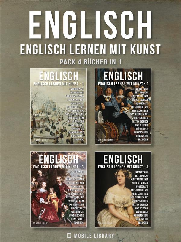Pack 4 Bücher in 1 - Englisch - Englisch Lernen Mit Kunst