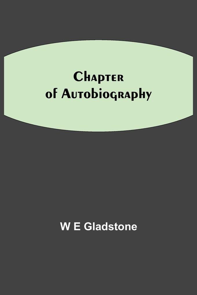 Chapter Of Autobiography