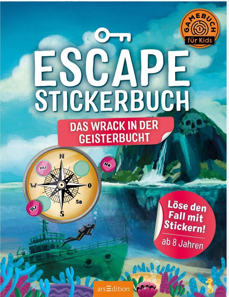 Image of Escape-Stickerbuch - Das Wrack in der Geisterbucht