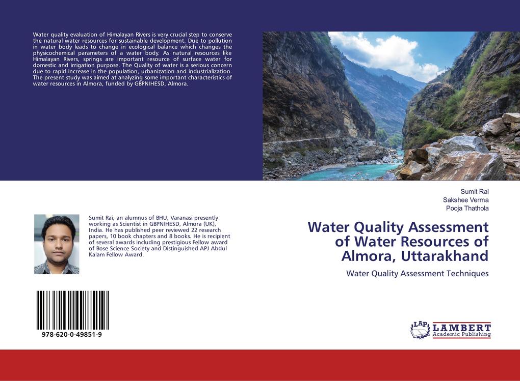Water Quality Assessment of Water Resources of Almora Uttarakhand