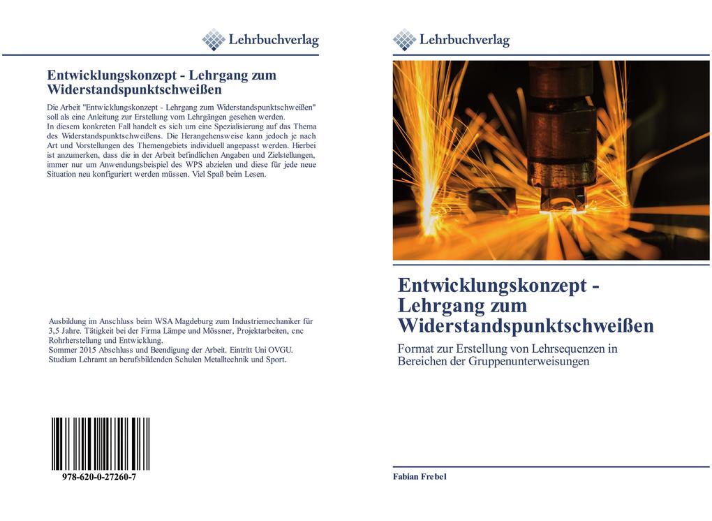Entwicklungskonzept - Lehrgang zum Widerstandspunktschweißen