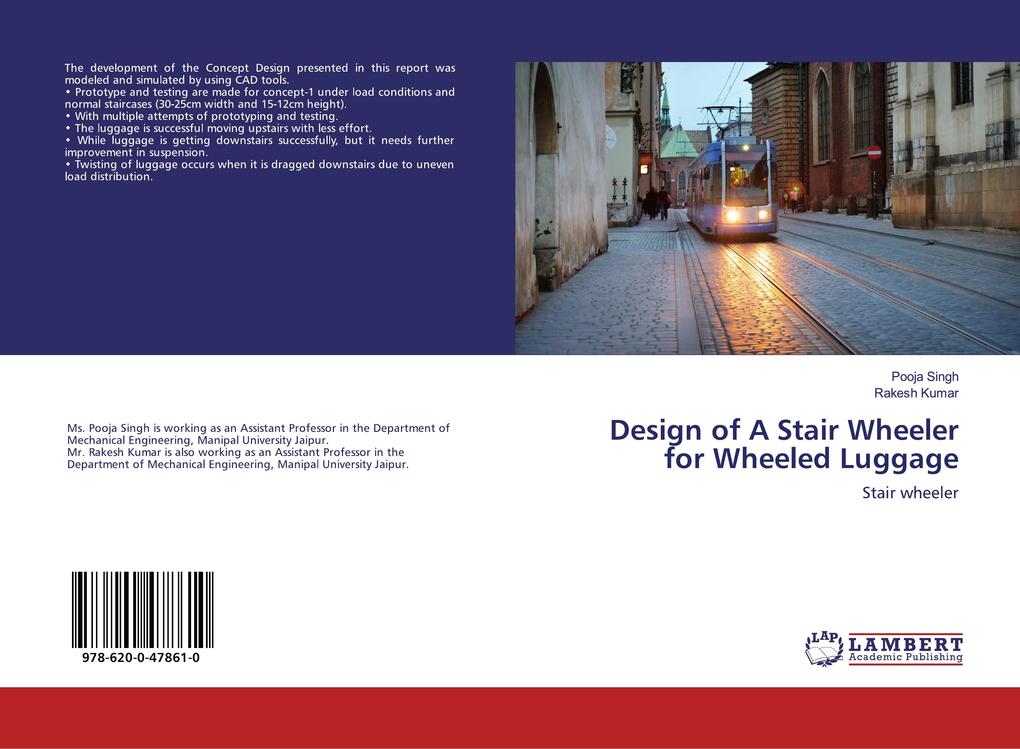 Design of A Stair Wheeler for Wheeled Luggage