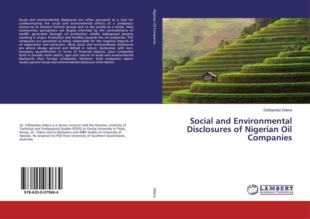 Social and Environmental Disclosures of Nigerian Oil Companies