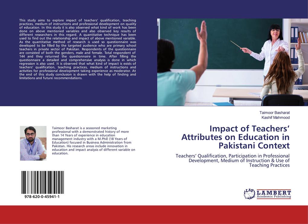 Impact of Teachers' Attributes on Education in Pakistani Context
