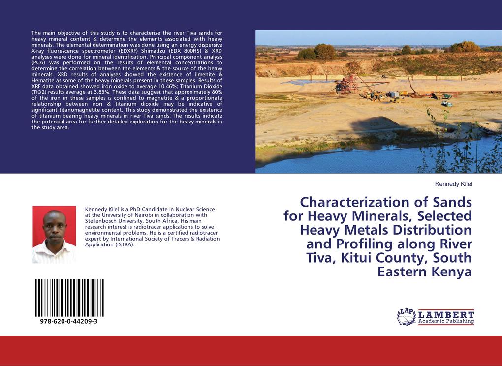 Characterization of Sands for Heavy Minerals Selected Heavy Metals Distribution and Profiling along River Tiva Kitui County South Eastern Kenya