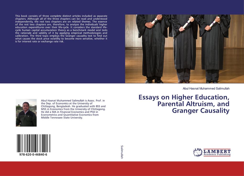 Essays on Higher Education Parental Altruism and Granger Causality