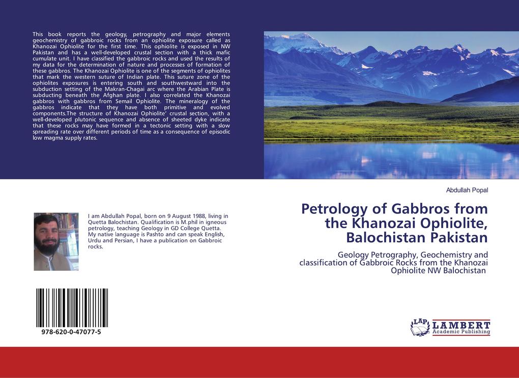 Petrology of Gabbros from the Khanozai Ophiolite Balochistan Pakistan