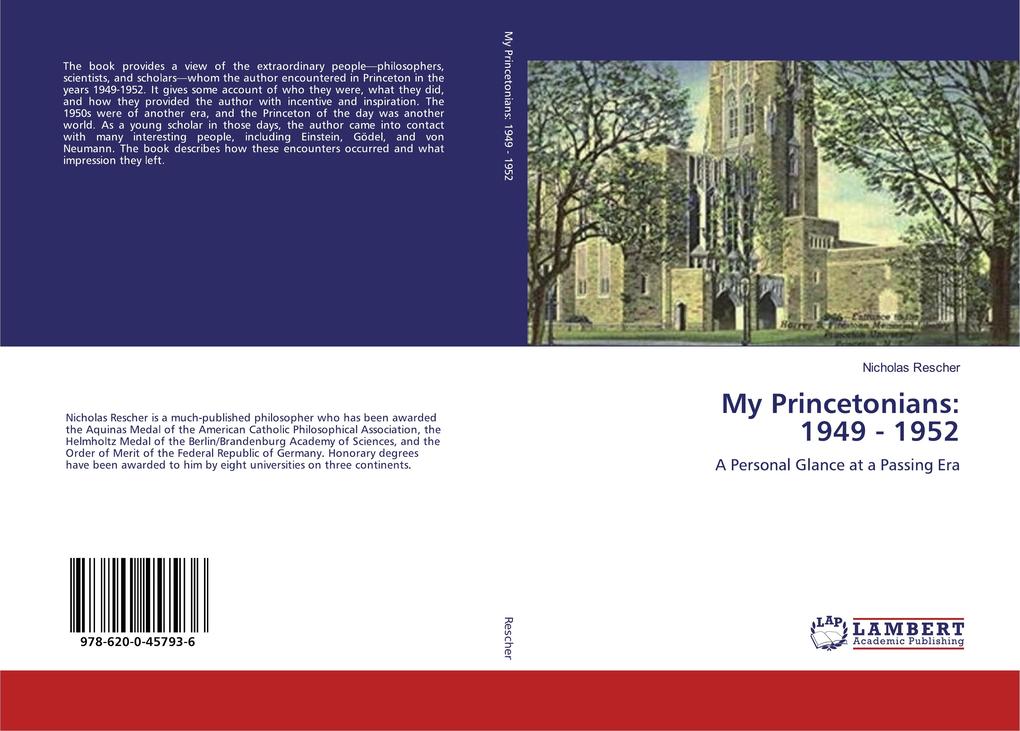 My Princetonians: 1949 - 1952