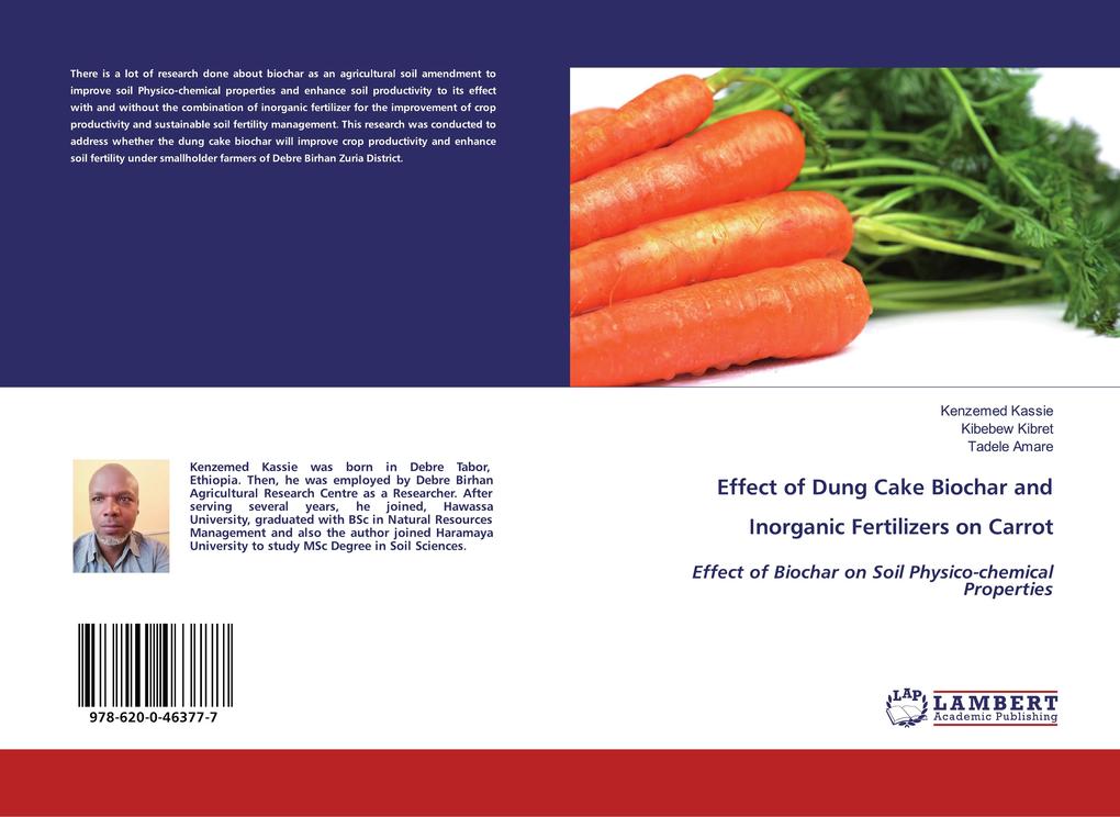 Effect of Dung Cake Biochar and Inorganic Fertilizers on Carrot