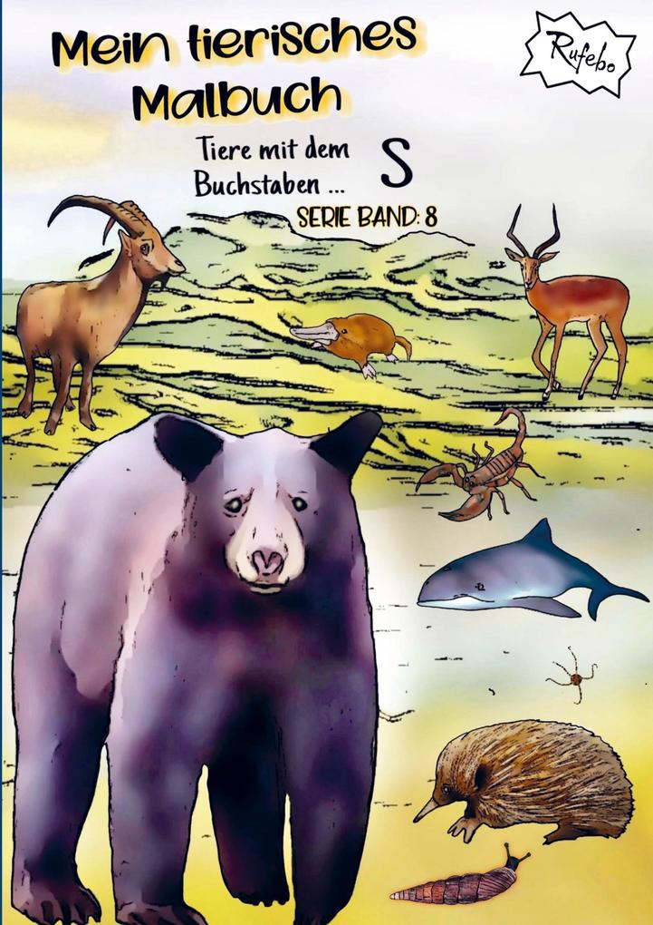 Mein tierisches Malbuch