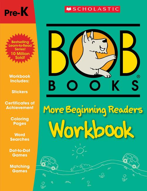 Bob Books - More Beginning Readers Workbook Phonics Writing Practice Stickers Ages 4 and Up Kindergarten First Grade (Stage 1: Starting to Read)