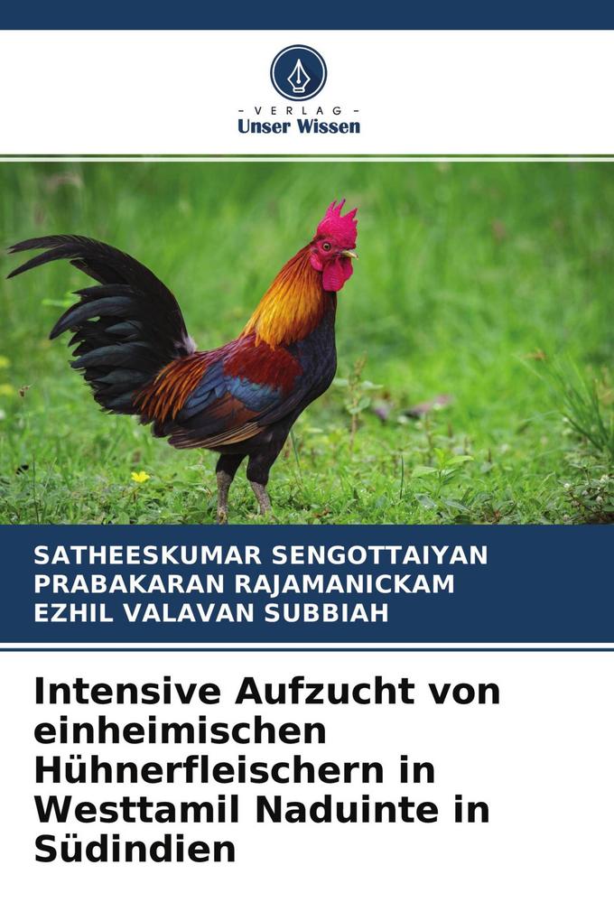 Intensive Aufzucht von einheimischen Hühnerfleischern in Westtamil Naduinte in Südindien