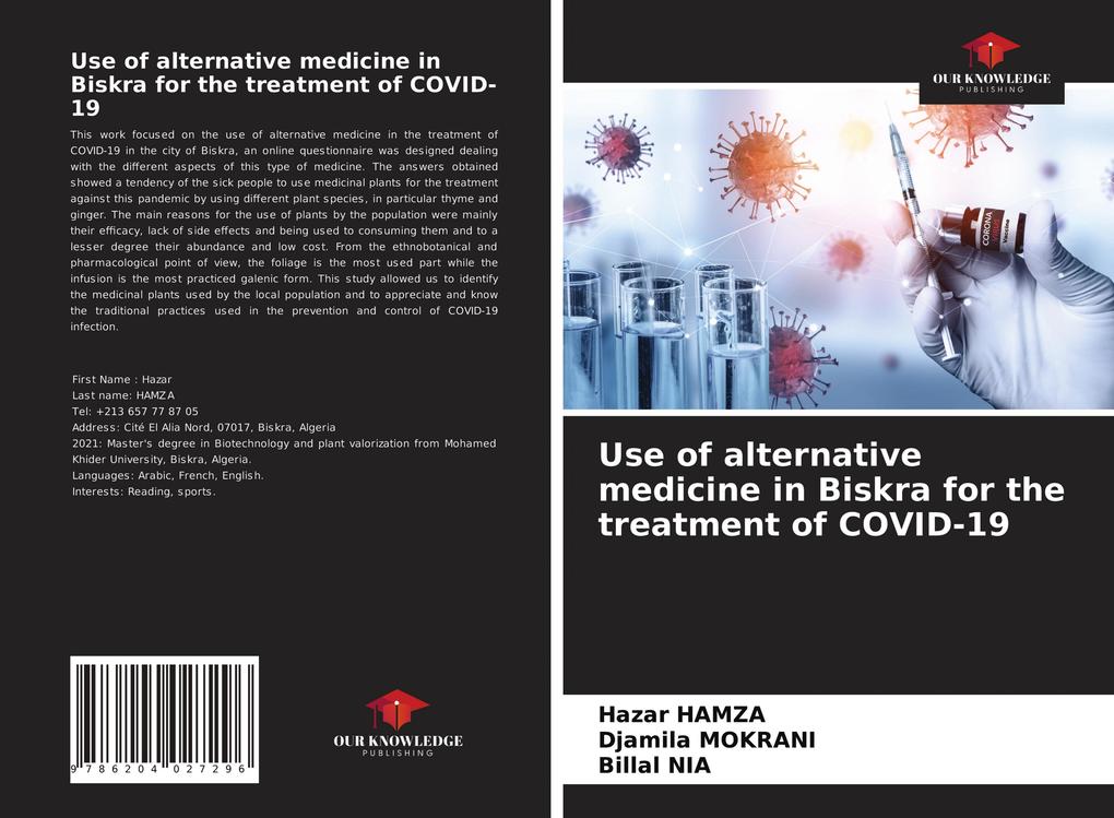 Use of alternative medicine in Biskra for the treatment of COVID-19