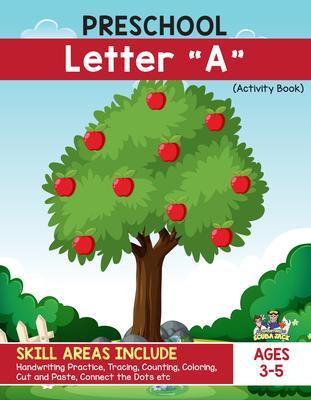 Preschool - Letter A Handwriting Practice Activity Workbook. Apple and Apple Picking Theme!
