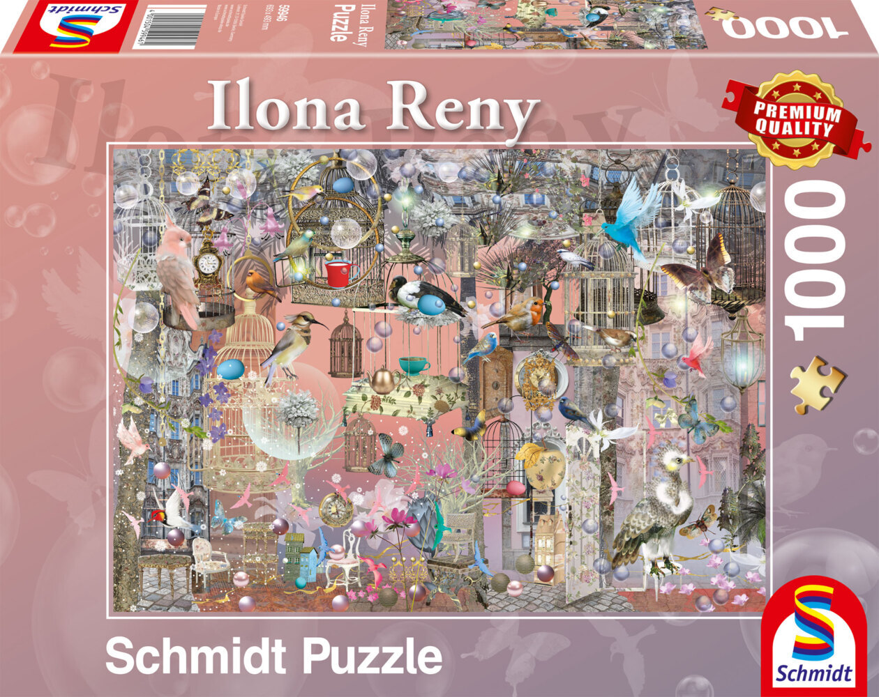 Image of Schmidt Spiele Pink Beauty 1000 Teile Puzzle Schmidt-Spiele-59946