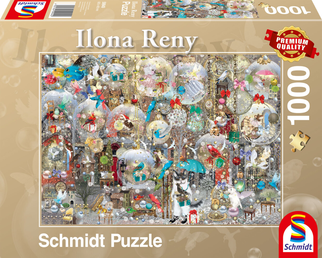 Image of Schmidt Spiele Puzzle "Traumhaftes Dekor", Ilona Reny, 1000 Teile