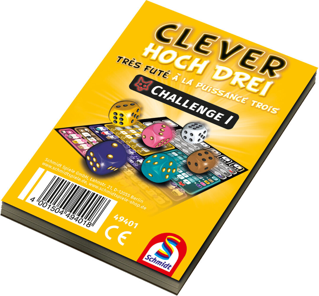 Clever hoch Drei Challenge Block
