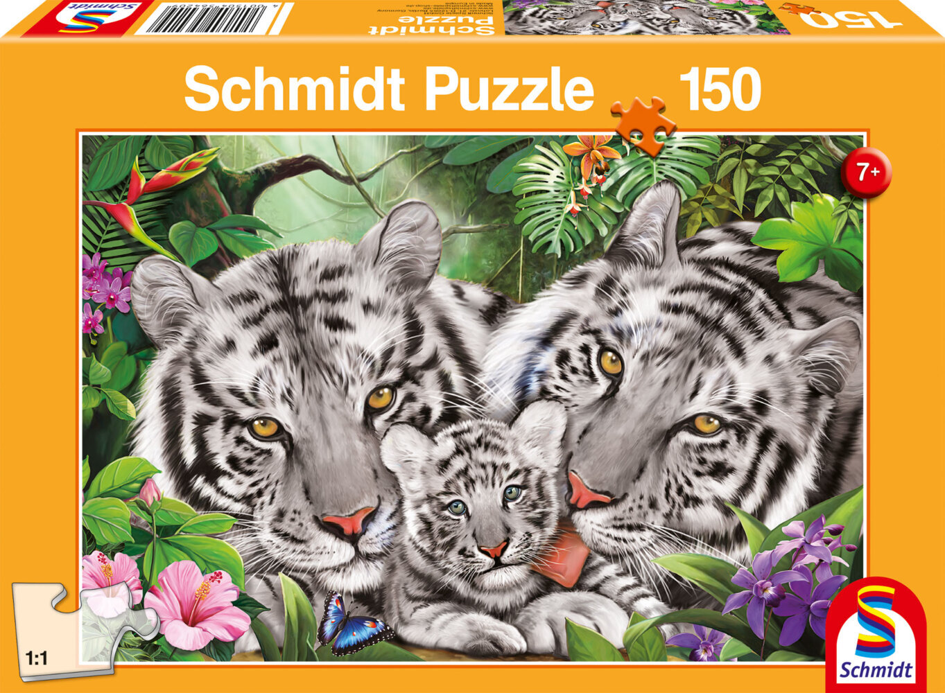 Image of Tigerfamilie. Kinderpuzzle 150 Teile