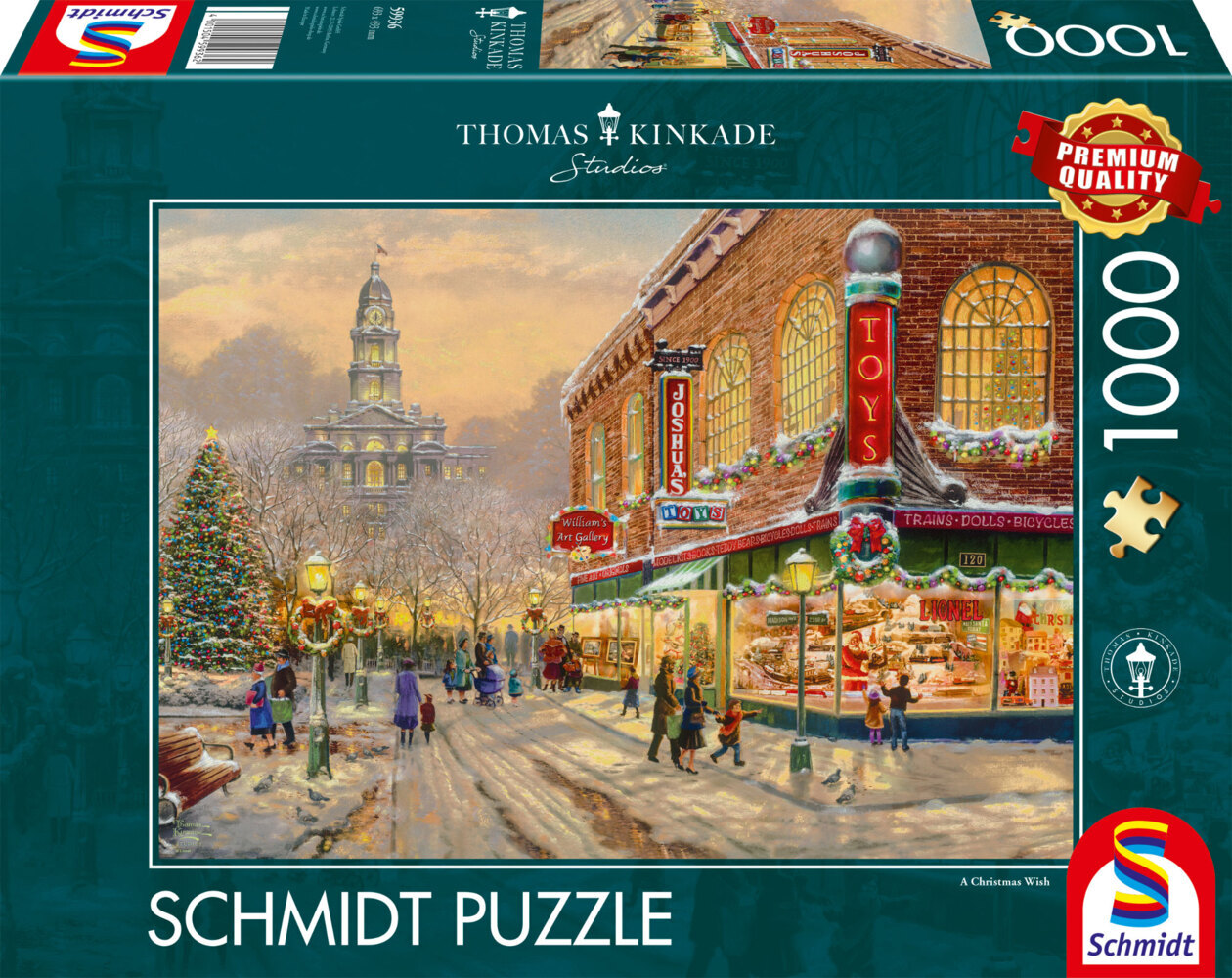 Image of Ein Weinachtswunsch. Kinkade Collection 1.000 Teile