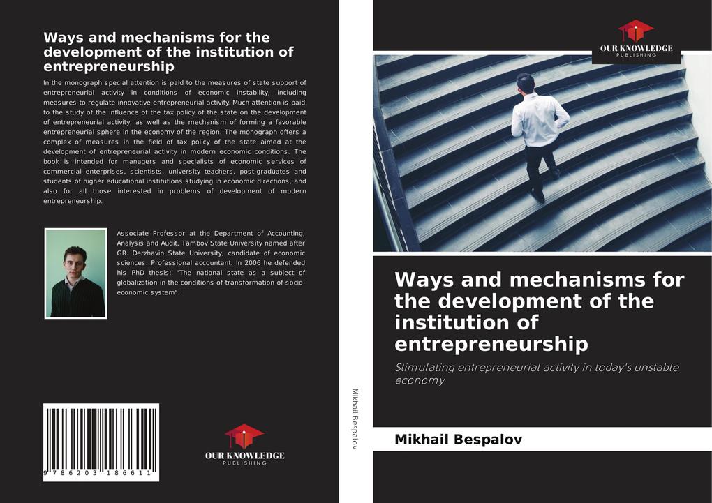 Ways and mechanisms for the development of the institution of entrepreneurship