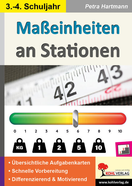 Image of Maßeinheiten an Stationen / Klasse 3-4