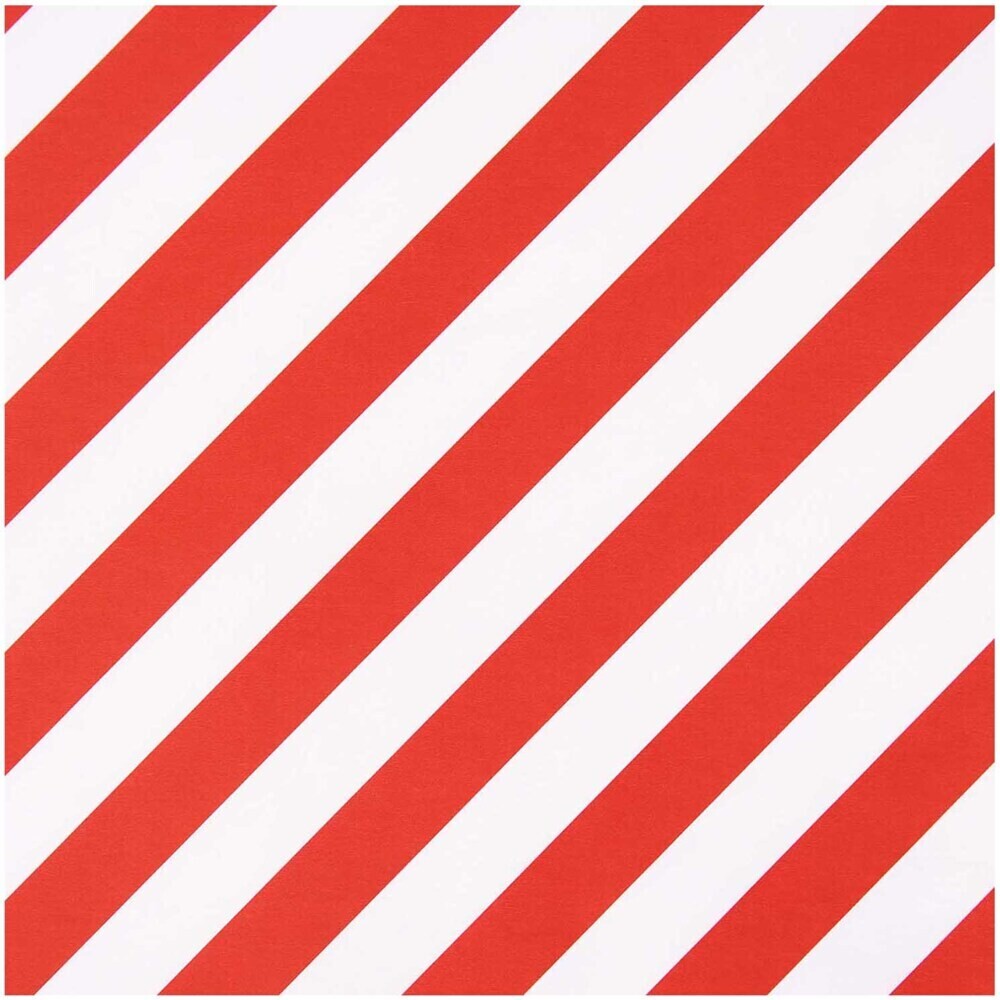 Geschenkpapier Streifen rot/weiß FSC MIX